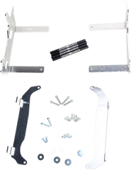 MOOSE RACING Radiator Braces - Silver - Part Number 11-168 for Honda