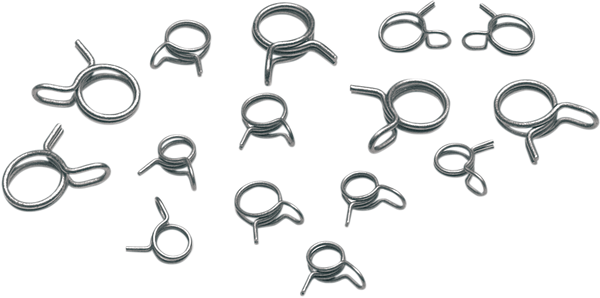 MOOSE RACING Wire Clamps Assortment - 15-Piece 111-1511