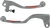 MOOSE RACING Competition Lever Set - Red 1SGHA25