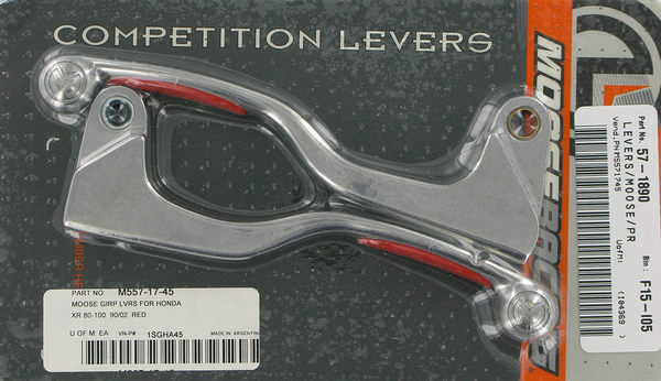 MOOSE RACING Competition Lever Set - Red 1SGHA45