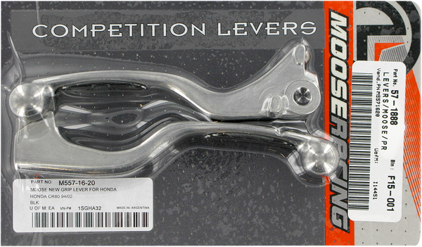 MOOSE RACING Competition Lever Set - Black 1SGHA32