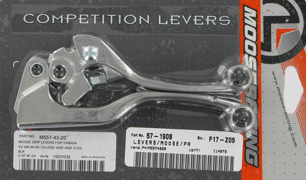 MOOSE RACING Competition Lever Set - Black 1SGYG32