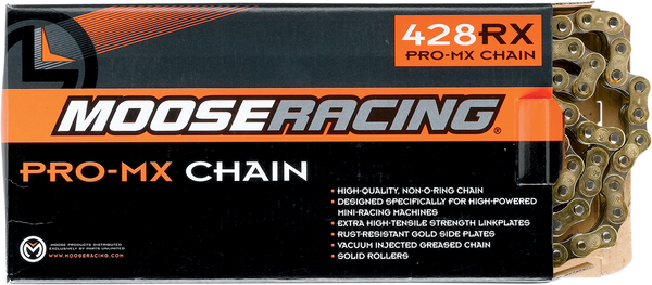 MOOSE RACING 428 RXP Pro-MX Chain - Gold - 100 Links M575-00-100