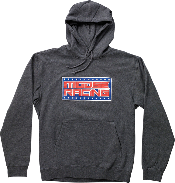 MOOSE RACING Spangled Hoodie - Gray - Large 3050-5876