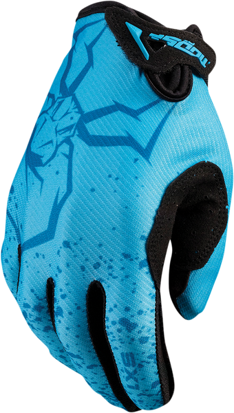 MOOSE RACING Youth SX1* Gloves - Blue - Large - Part #3332-1684