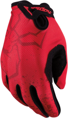 MOOSE RACING Youth SX1* Gloves - Red - Large (Part No. 3332-1688)