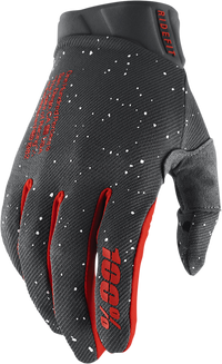 100% Ridefit Gloves Mars Small - Durable Neoprene Cuff and Enhanced Grip