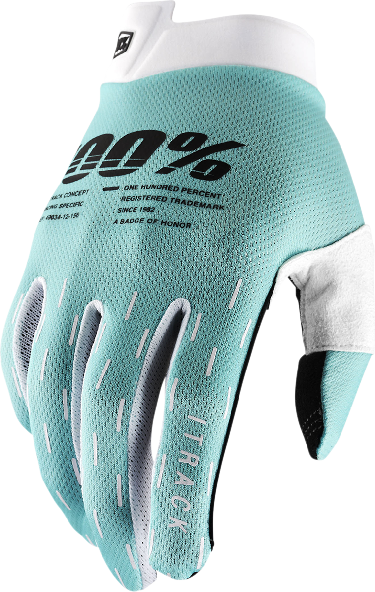 100% iTrack Aqua Gloves XL - Part Number 10008-00003 for Enhanced Comfort and Control