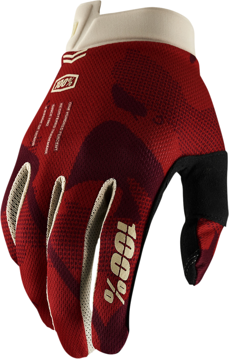 100% iTrack Terra Gloves Medium - Part 10008-00026