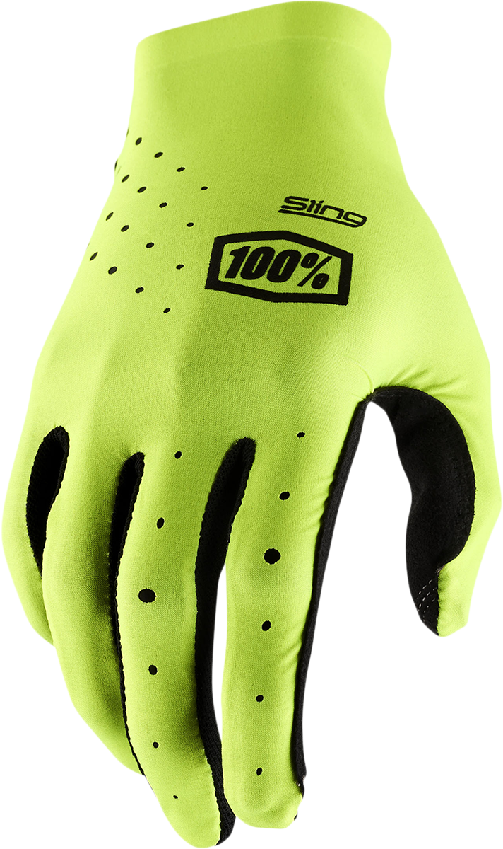 100% Sling MX Gloves Fluorescent Yellow XL - Part 10023-00008