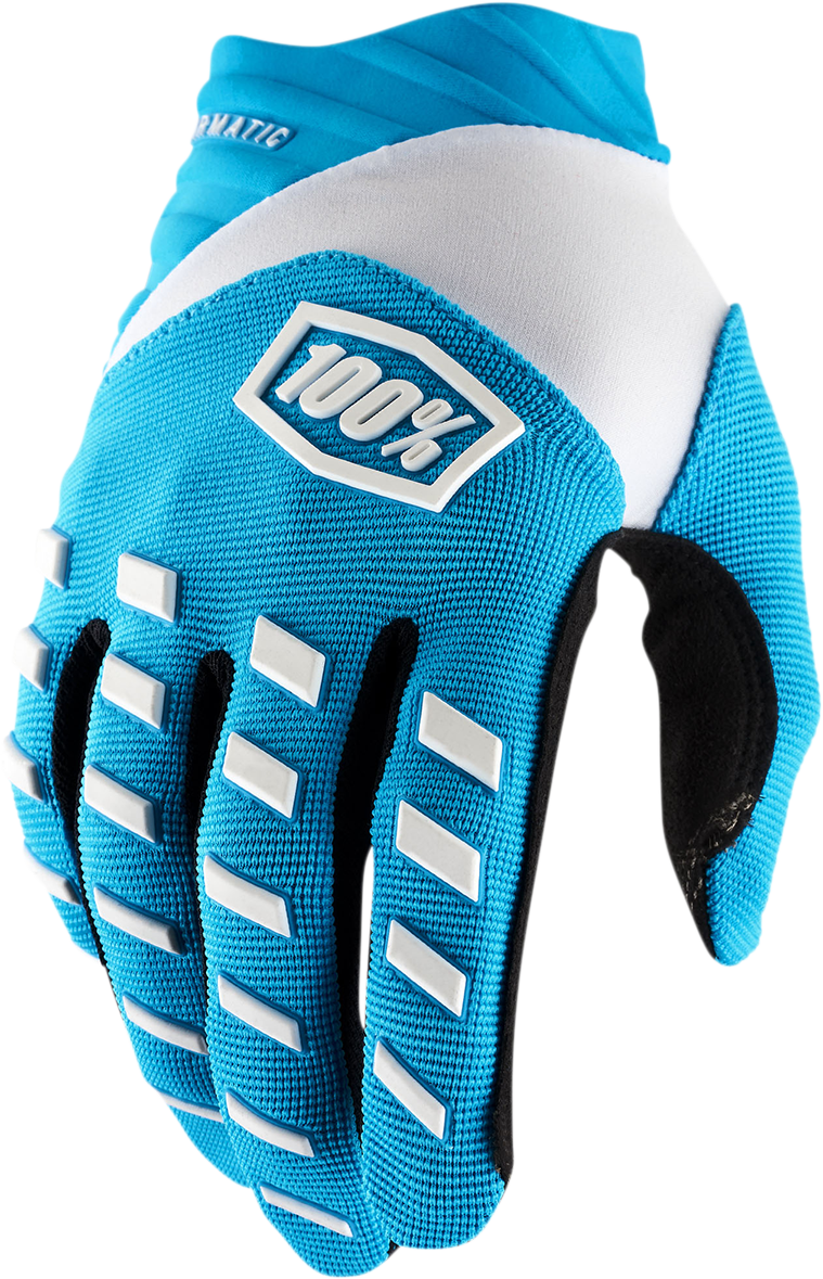 100% Airmatic Gloves - Blue, Medium - Part Number 10000-00006 by 100%