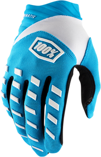 100% Airmatic Gloves - Blue, Medium - Part Number 10000-00006 by 100%