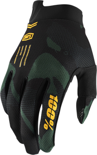 100% iTrack Sentinel Black Gloves - Medium (Part #10008-00021)
