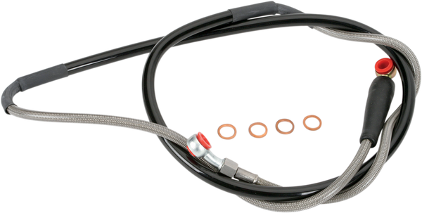 MOOSE RACING Front Brake Line - Stainless Steel - Yamaha Y01-1-043/P