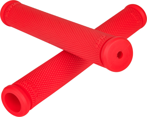 ODI One Piece Grips Fire Red 8" - Part N01RFFR