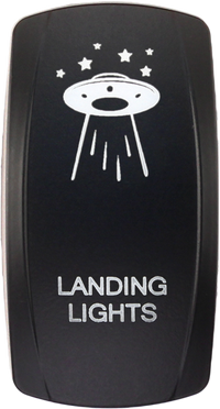 XTC Power Products SW00-00140044 Dash Switch Rocker Face Landing Lights