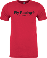 FLY RACING Fly Trademark Tee Red Small - Part Number 354-0316S