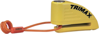 TRIMAX Alarm Disc Lock - Yellow - 7 mm Pin TAL88YL