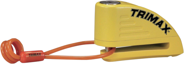 TRIMAX Alarm Disc Lock - Yellow - 7 mm Pin TAL88YL