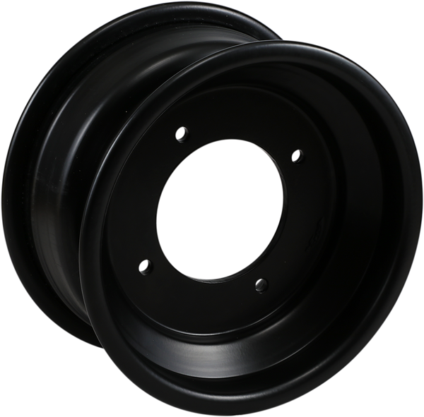 AMS Rolled-Lip Spun Wheel - Front - Black - 10x5 - 4/144 - 3+2 (Part Number: 261RL105144B3)