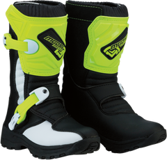 Moose Racing M1.3 Boots - Black/Hi-Viz Yellow - Size 10 (Part #3411-0473)