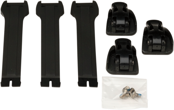 MOOSE RACING Strap/Buckle Kit - Black 3430-0843