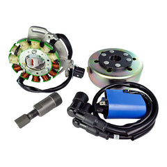 RMSTATOR RM22804 Stator Kit 100W with Extended Ignition Coil, Flywheel, and Puller