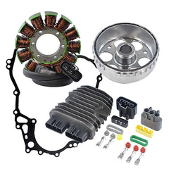 RMSTATOR RM22872 Stator Kit with Regulator Rectifier, Flywheel, and Crankcase Cover Gasket