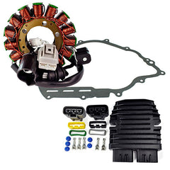 RMSTATOR RM23002 Stator Kit with MOSFET Voltage Regulator Rectifier and Crankcase Gasket