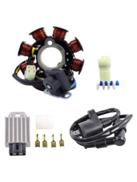 RMSTATOR RMS900-107052 Stator Kit with Regulator Rectifier and External Ignition Coil