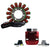 RMSTATOR RMS900-107597 Generator Stator Kit with Red Machined Aluminum MOSFET Regulator