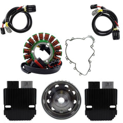 RMSTATOR RMS020-107990 Revolt Volt Regulator with Stator, Flywheel, and Gasket