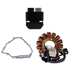 RMSTATOR RMS020-108018 Revolt Volt Reg Rectifier and Stator with Crankcase Gasket