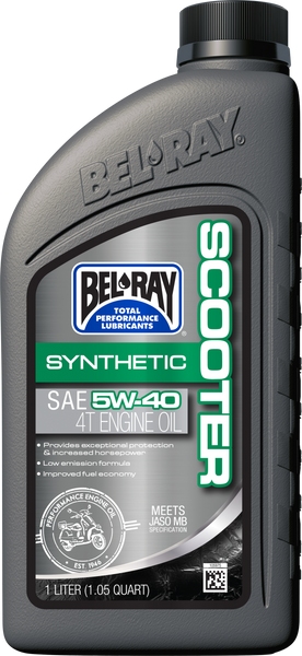 BEL-RAY Scooter Synthetic 4T Engine Oil 5W-40 - 1L