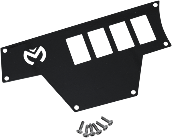 MOOSE UTILITY Dash Plate - Large - Left - Black 100-4360-PU