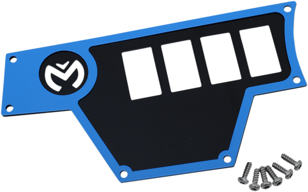 MOOSE UTILITY Dash Plate - Large - Left - Blue - 100-4362-PU