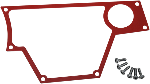 MOOSE UTILITY Dash Plate - Large - Right - Red 100-4373-PU