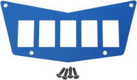MOOSE UTILITY Dash Plate - 5 Switch - Blue 100-4382-PU