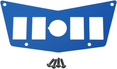 MOOSE UTILITY Dash Plate - 4 Switch - Blue 100-4392-PU