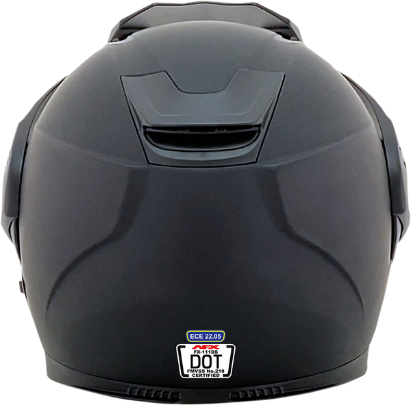 AFX FX-111DS Helmet - Matte Black - Small - Part Number 0140-0121