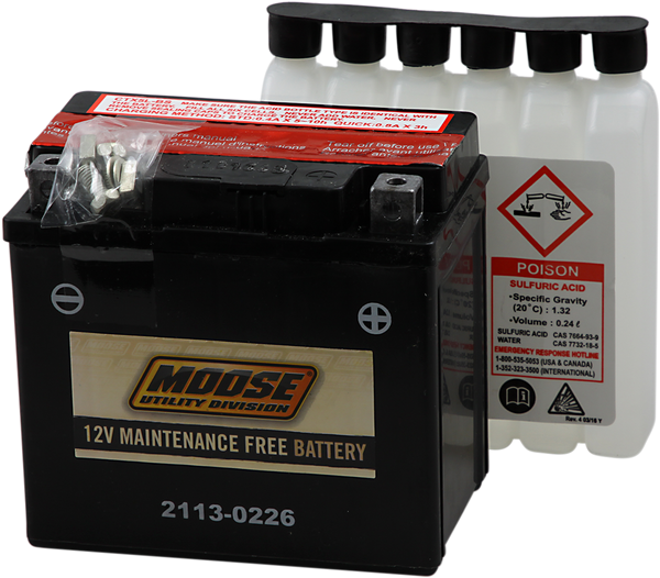 MOOSE UTILITY AGM Battery - YTX5L-BS MTX5L-BS