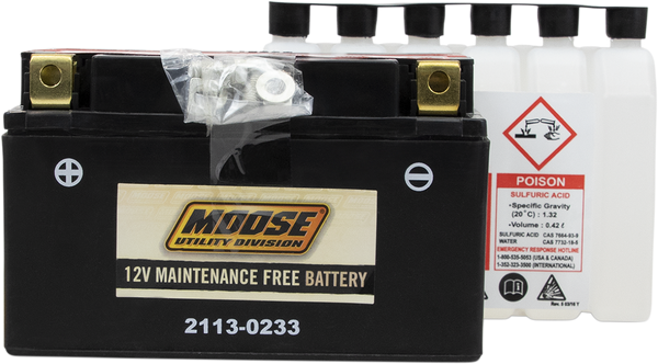 MOOSE UTILITY AGM Battery - YTZ10S MTZ10S-BS