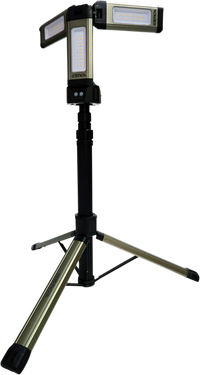 RISK RACING 12681 Shop Light with Tripod - 2000 Lumens Rechargeable Work Light