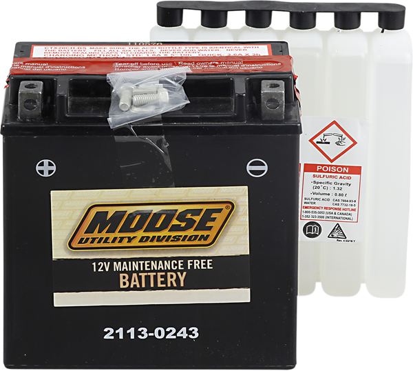 MOOSE UTILITY AGM Battery - MTX20CH-BS for Reliable Power