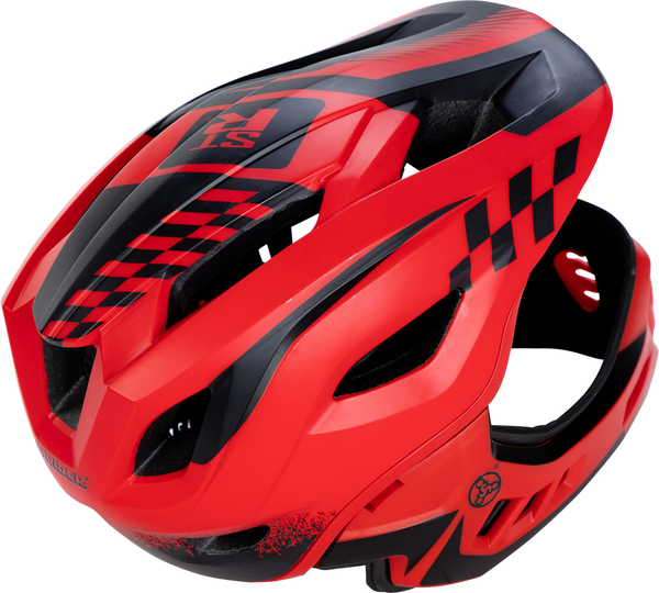 STRIDER 2-in-1 Full Face Helmet - Red - Medium AHELMETFFRDMD