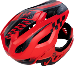 STRIDER 2-in-1 Full Face Helmet - Red - Medium AHELMETFFRDMD