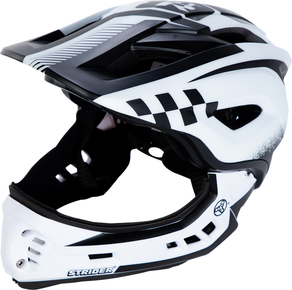 STRIDER 2-in-1 Full Face Helmet - White - Medium AHELMETFFWHMD