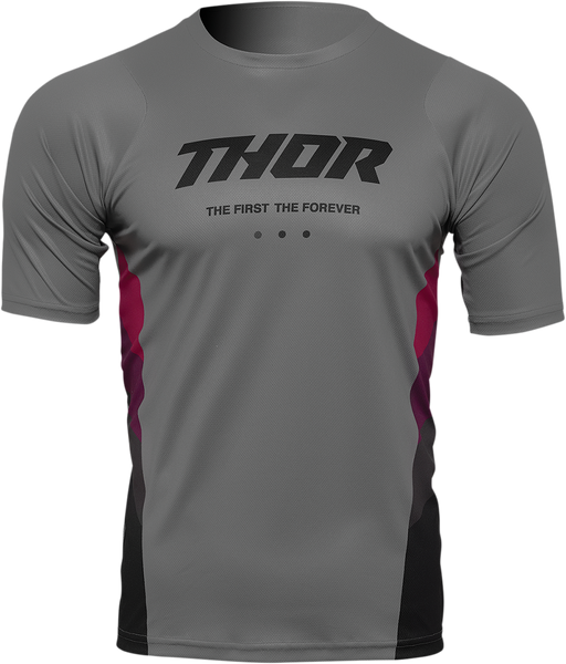 THOR Assist React Jersey - Gray/Purple - XS - Part No. 5120-0174