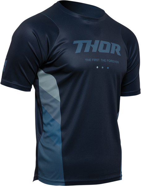 THOR Assist React Jersey - Midnight Blue/Teal - Small - Part No. 5120-0181