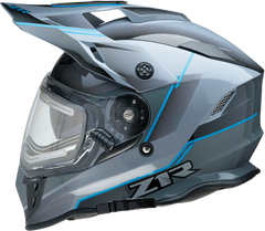 Z1R Range Helmet - Bladestorm - Gray/Black/Blue - Small (Part No: 0101-14060)